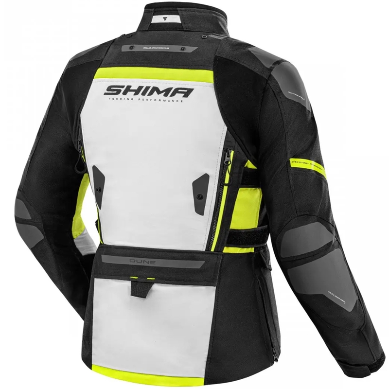 Geacă de motocicletă pentru femei Shima Dune galben fluo