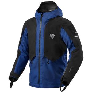 Geaca moto Revit Tectonic H2O negru-albastru