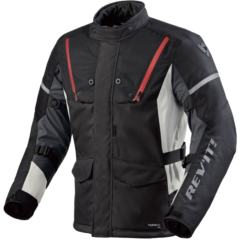 Revit Horizon 3 H2O jachetă de motocicletă negru și roșu