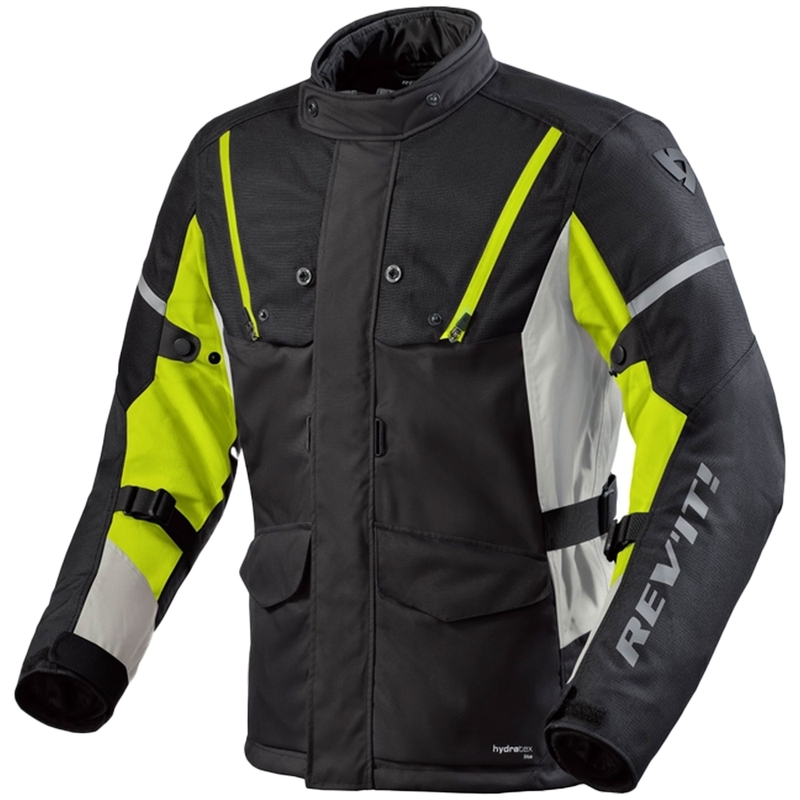 Revit Horizon 3 H2O jachetă de motocicletă negru-galben-fluo