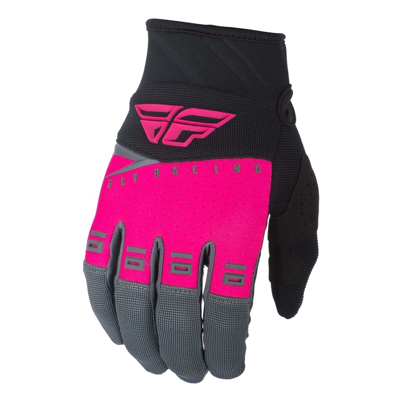Mănuși de motocross FLY Racing F-16 2019 - SUA roz-negru-gri lichidare