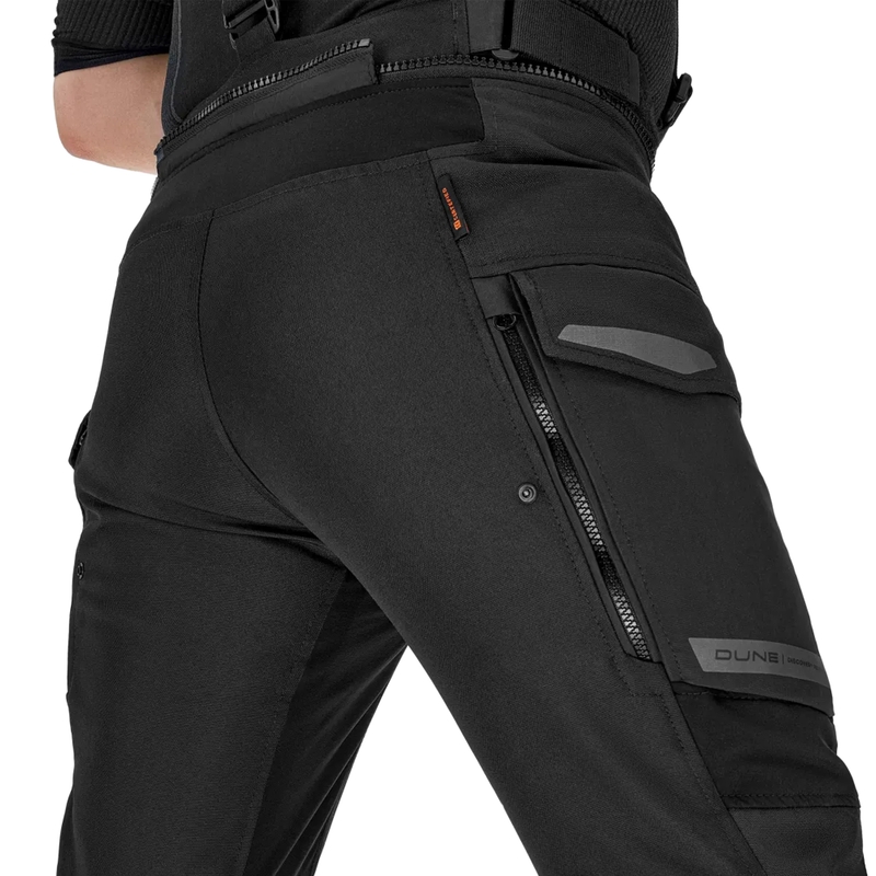 Pantaloni de motocicletă Shima Dune negri