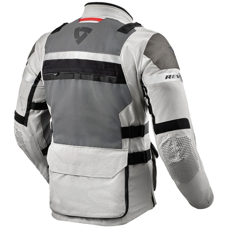Revit Cayenne 2 jachetă de motocicletă argintie