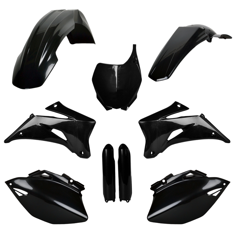 Kit plastice POLISPORT Negru pentru YAMAHA YZ 450 F 2008-2009