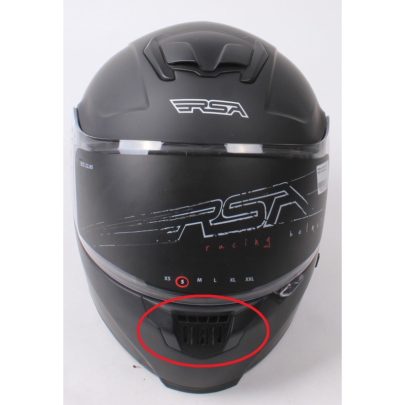 Cască de motocicletă RSA SR-01 negru mat - calitate II