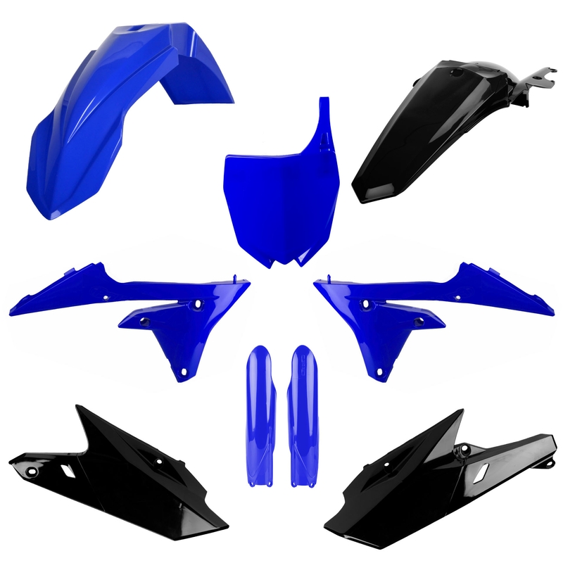 Kit plastice POLISPORT blue yam 98/black pentru YAMAHA YZ 250 F 2014-2018, YAMAHA YZ 450 F 2014-2017
