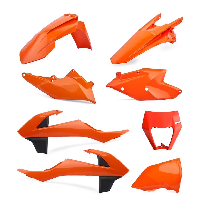 Kit plastice POLISPORT Enduro Portocaliu