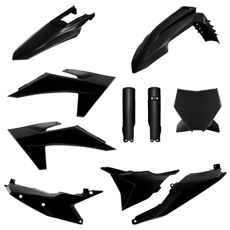 Kit plastice POLISPORT Negru