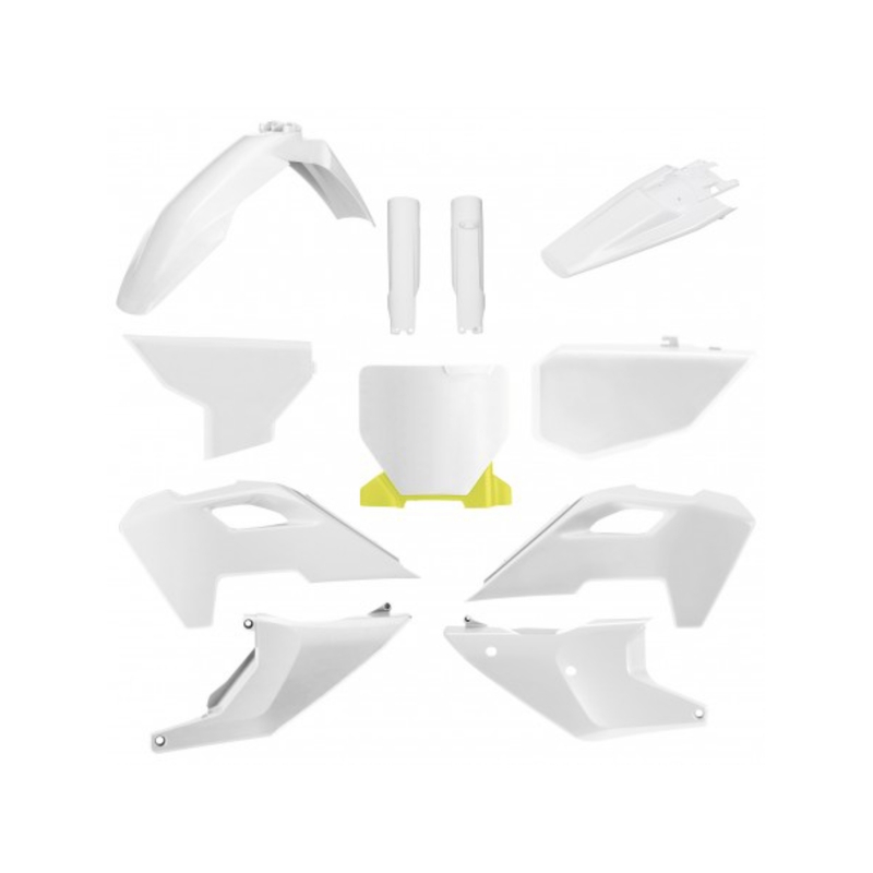 Kit plastice POLISPORT Alb