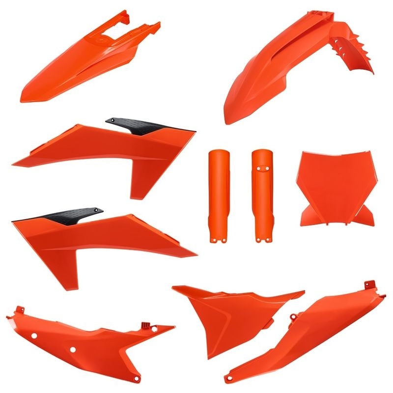 Kit plastice POLISPORT Portocaliu