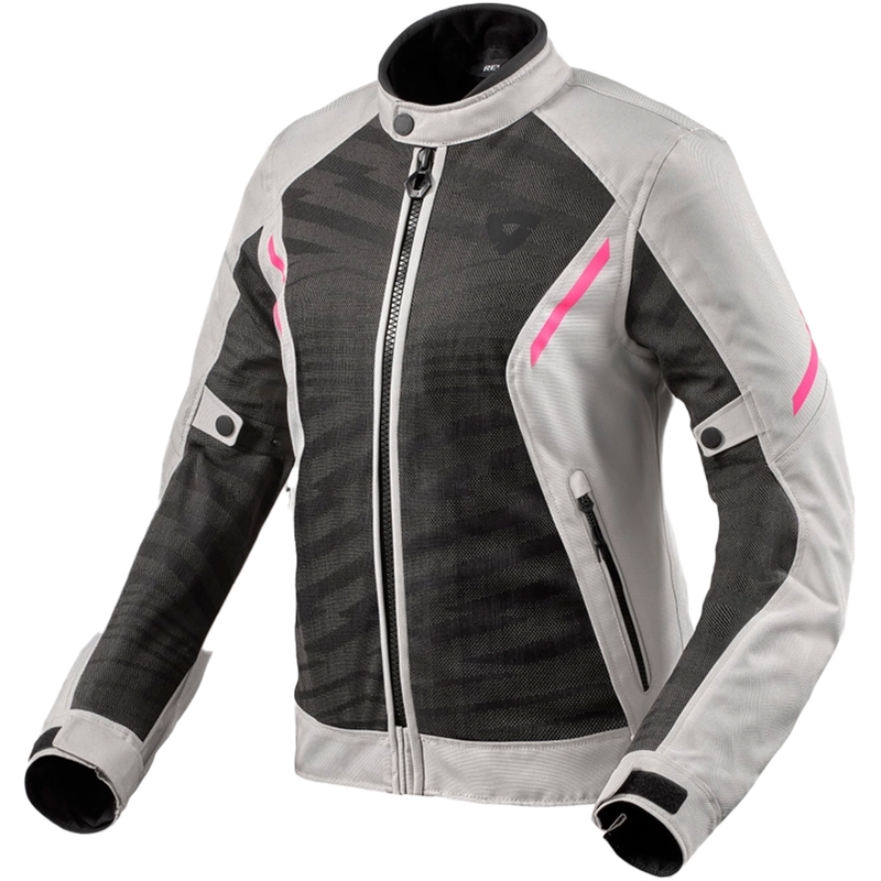 Jachetă de motocicletă Revit Torque 2 H2O negru-gri pentru femei Revit Torque 2 H2O negru-gri