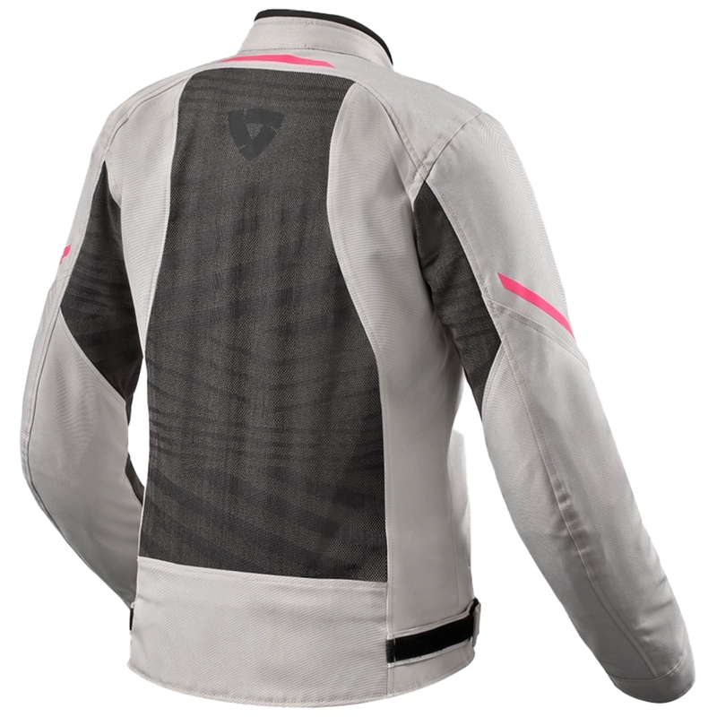 Jachetă de motocicletă Revit Torque 2 H2O negru-gri pentru femei Revit Torque 2 H2O negru-gri