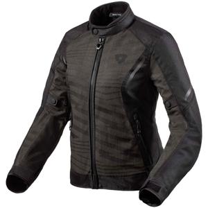 Jacheta pentru motociclete Revit Torque 2 H2O pentru femei, negru-antracit