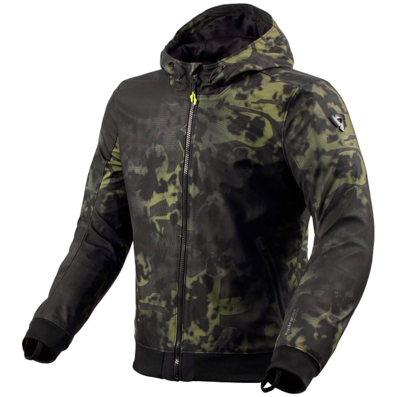 Jachetă Revit Saros WB softshell negru-verde închis