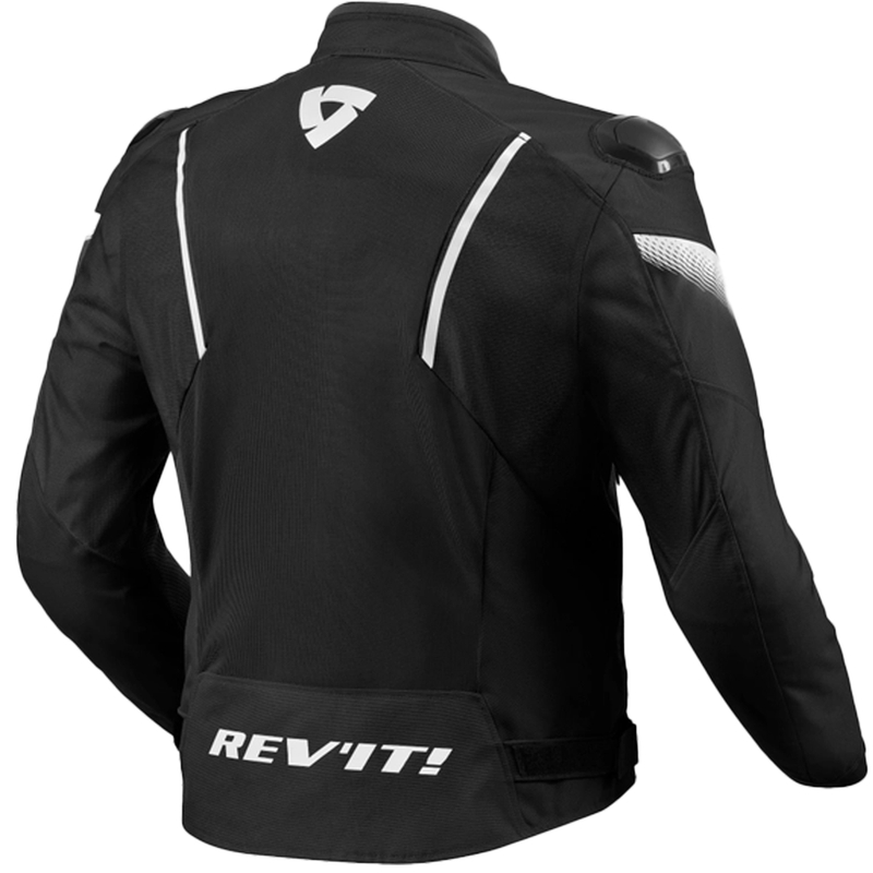 Revit Control Air H2O jachetă de motocicletă negru și alb