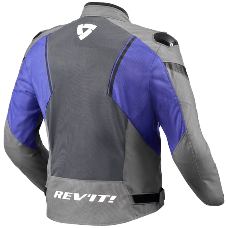 Revit Control Air H2O jachetă pentru motociclete gri-albastru