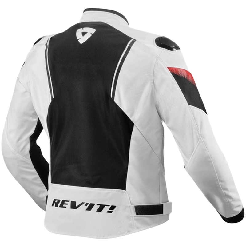Revit Control Air H2O jachetă de motocicletă negru și alb