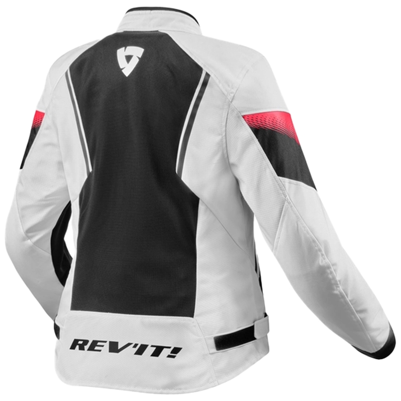 Jacheta pentru motociclete Revit Control Air H2O pentru femei, negru și alb