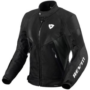Jacheta pentru motociclete Revit Control H2O pentru femei, negru-antracit