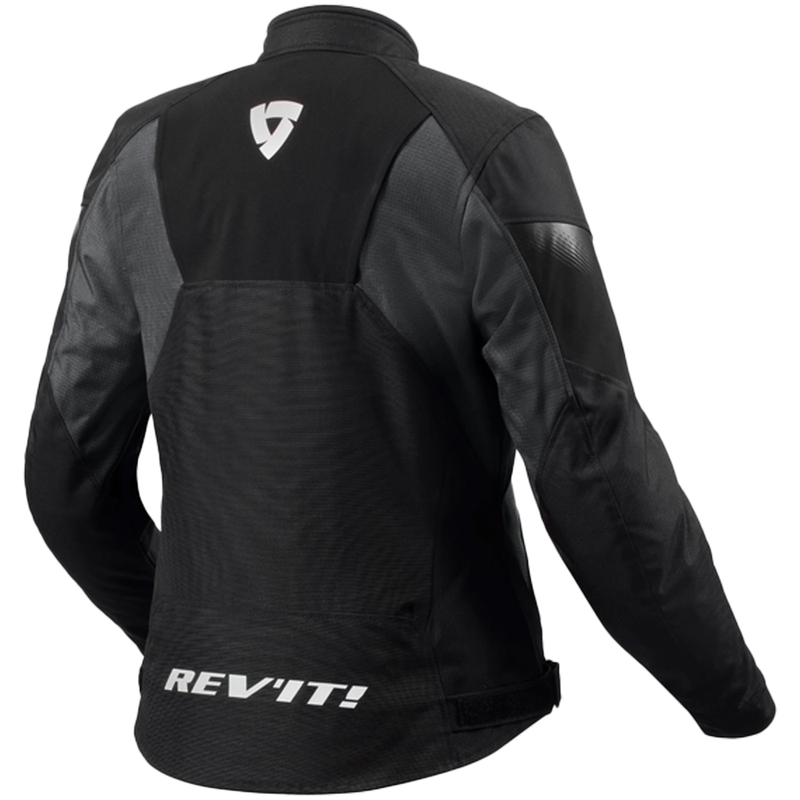Jachetă de motocicletă Revit Control H2O pentru femei, neagră-antracit