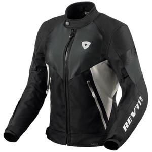Jachetă pentru motociclete Revit Control H2O Black-Silver pentru femei