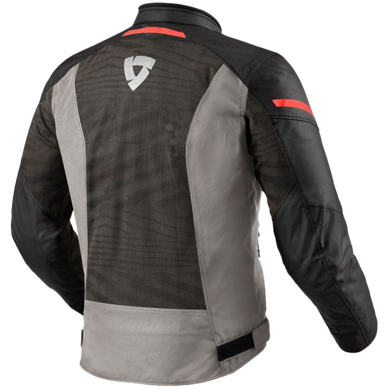Geacă moto Revit Torque 2 H2O gri-roșu