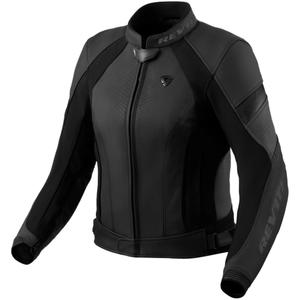 Jachetă din piele Revit Xena 4 negru-antracit pentru femei