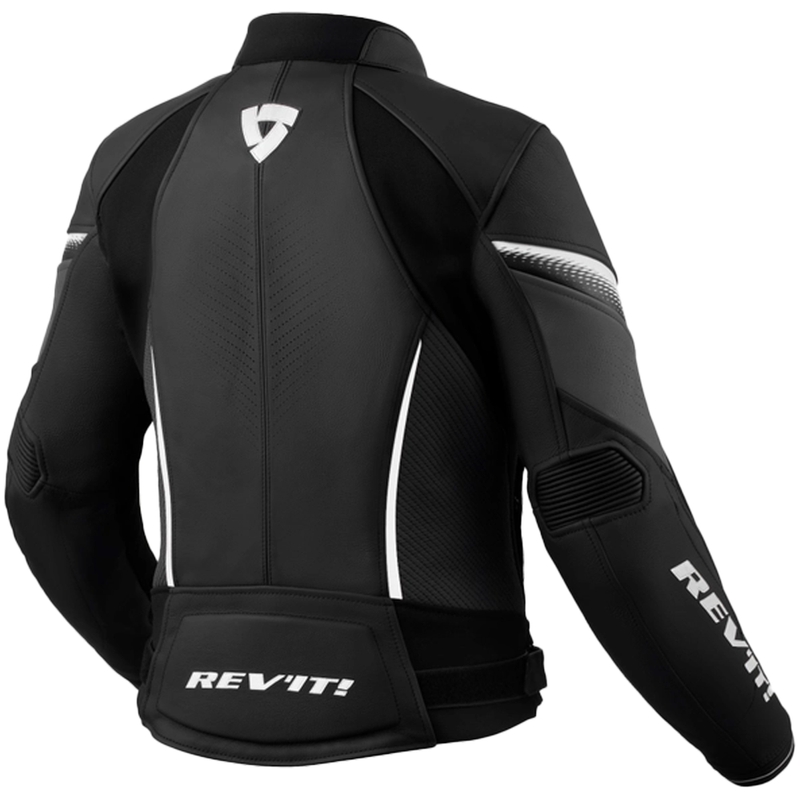 Jachetă din piele Revit Xena 4 pentru femei, alb-negru și alb