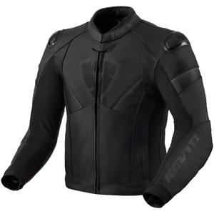 Geacă moto din piele Revit Argon 2 negru-antracit
