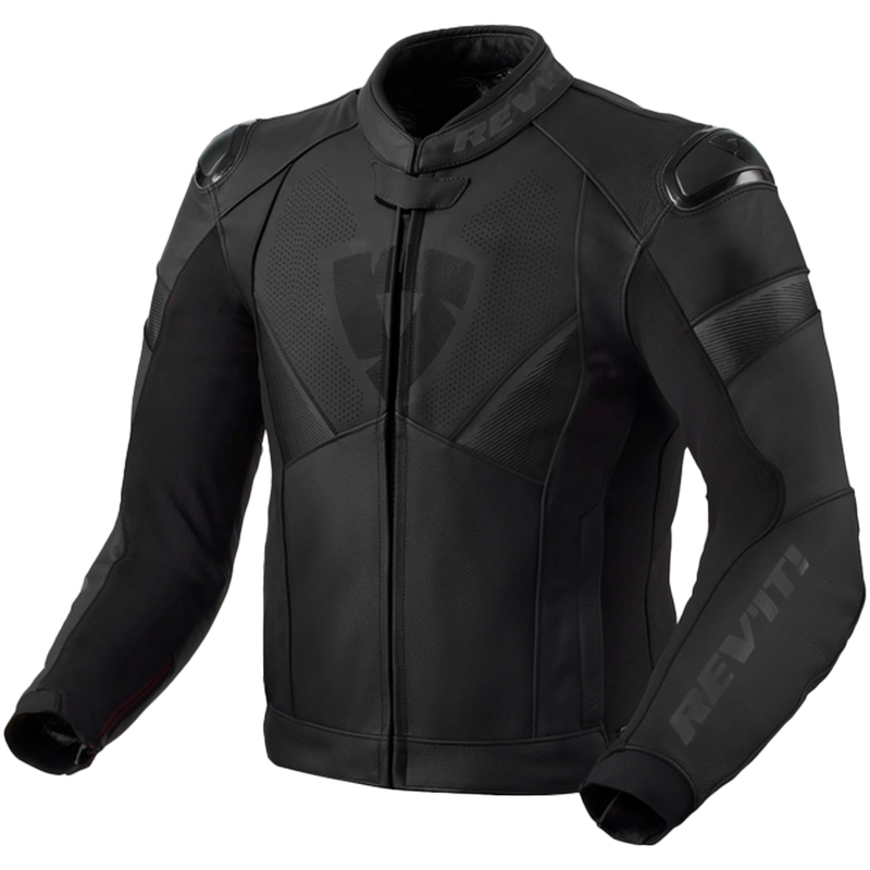 Geacă moto din piele Revit Argon 2 negru-antracit