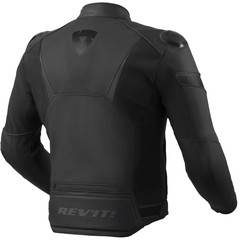 Geacă moto din piele Revit Argon 2 negru-antracit