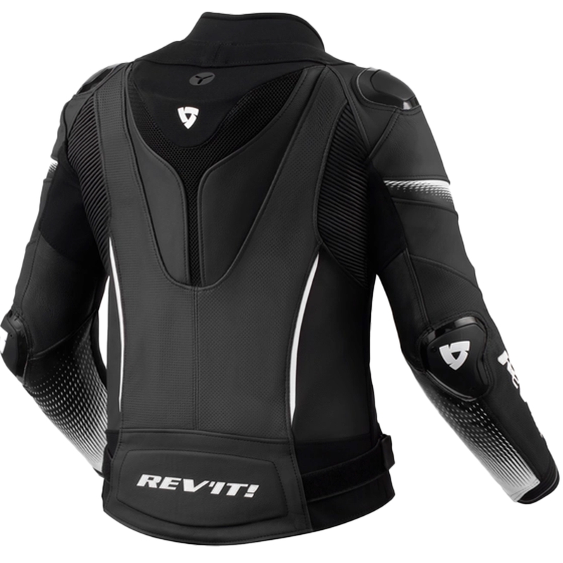 Jachetă de motocicletă din piele pentru femei Revit Xena 4 Pro Black and White