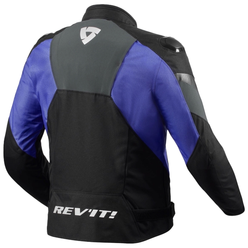 Geacă moto Revit Control H2O negru-albastru