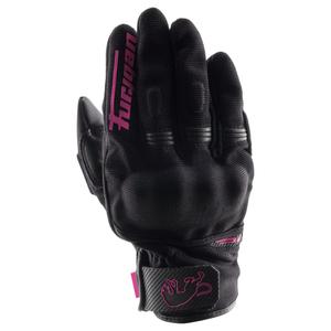 Mănuși de motocicletă Furygan Jet Lady D3O® Evo pentru femei, negru-roz