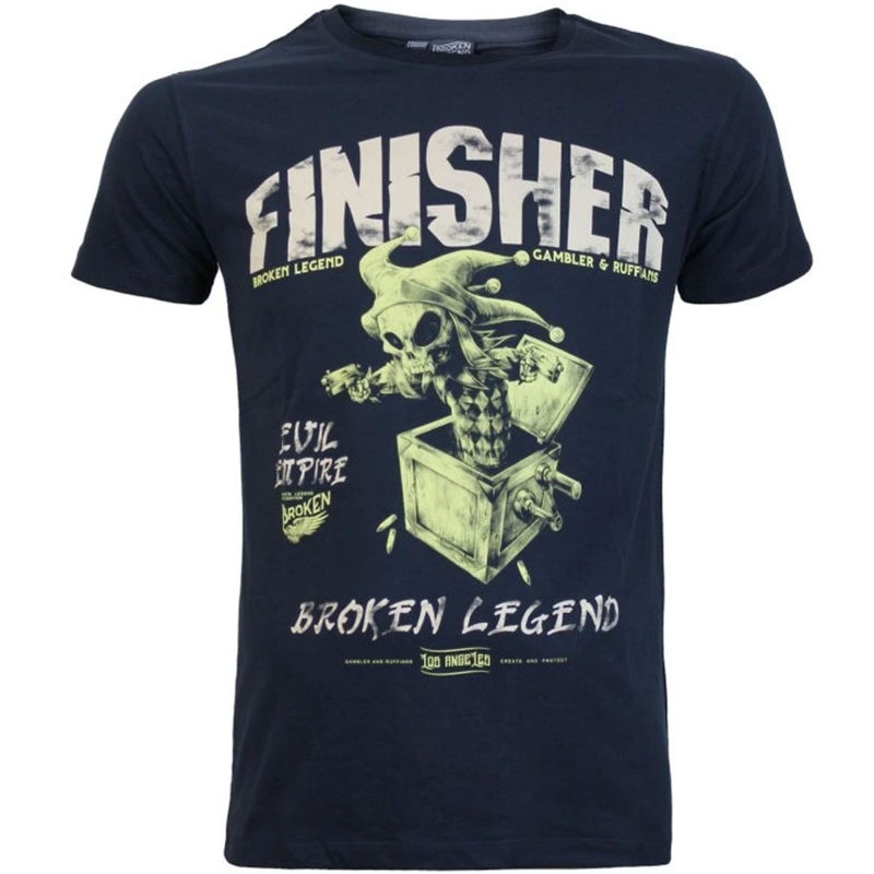 Tricou Yakuza Premium Broken Legend - Finisher albastru închis