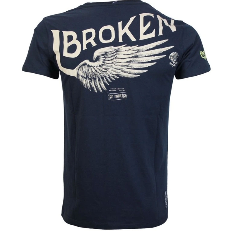 Tricou Yakuza Premium Broken Legend - Finisher albastru închis
