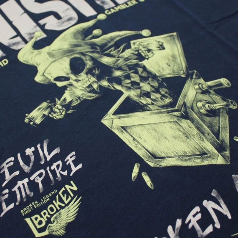 Tricou Yakuza Premium Broken Legend - Finisher albastru închis