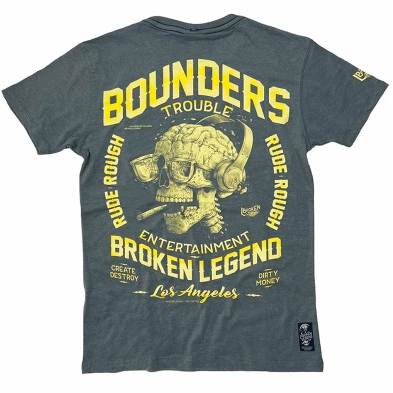 Tricou Yakuza Premium Broken Legend - Bounders turcoaz