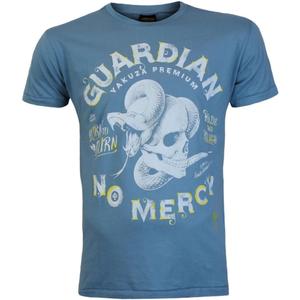 Tricou Yakuza Premium Guardian No Mercy albastru