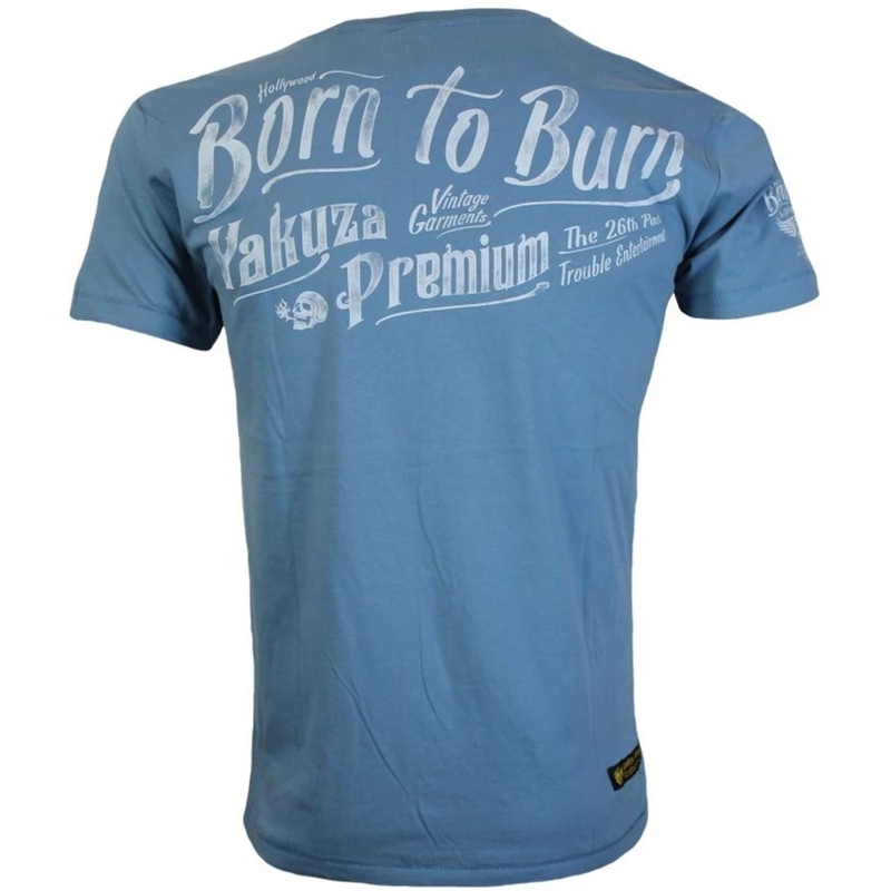 Tricou Yakuza Premium Guardian No Mercy albastru