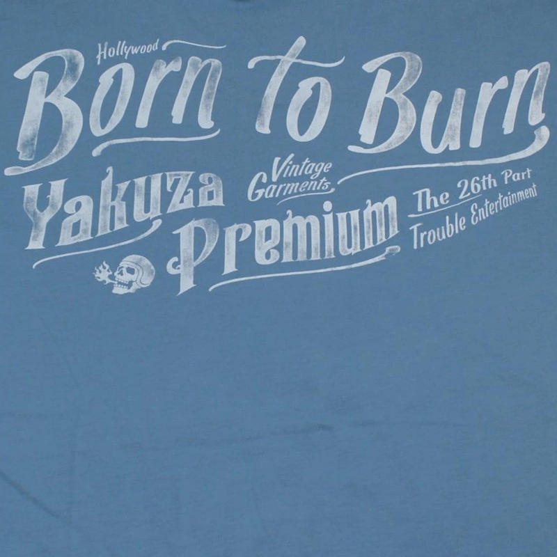 Tricou Yakuza Premium Guardian No Mercy albastru