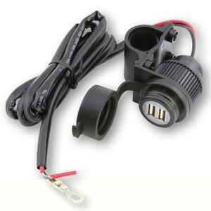 Priză USB Highsider Smart cu 2 căi, 12V, 3,3 A, compatibilă și cu iPhone