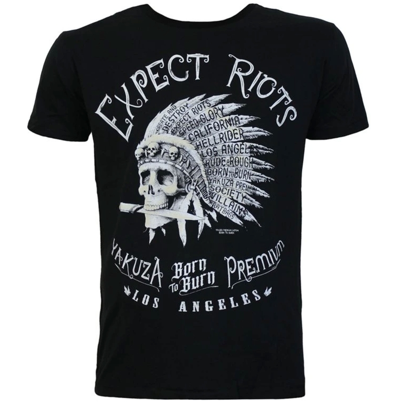 Tricou Yakuza Premium Expect Riots - Los Angeles negru