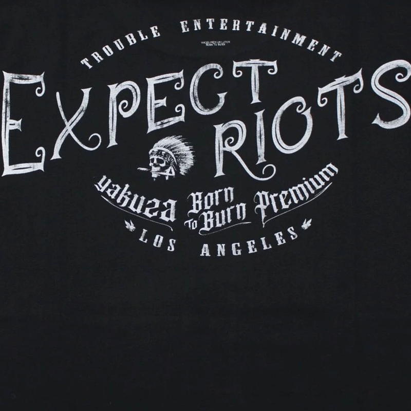 Tricou Yakuza Premium Expect Riots - Los Angeles negru