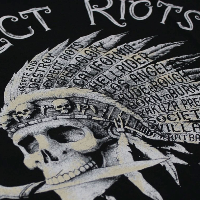 Tricou Yakuza Premium Expect Riots - Los Angeles negru