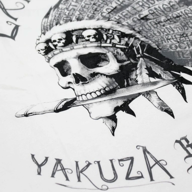 Tricou Yakuza Premium Expect Riots - Los Angeles alb