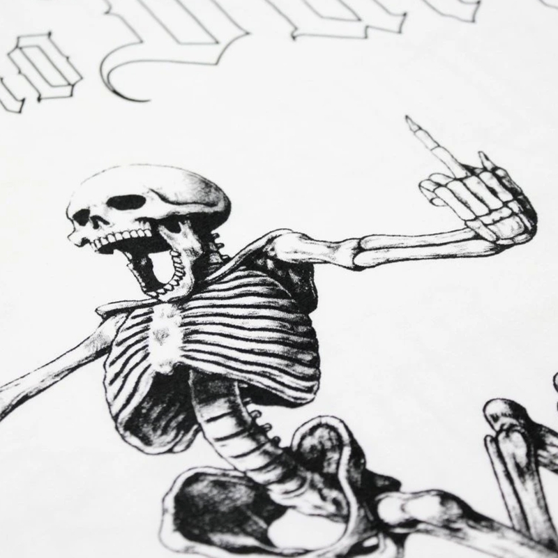 Tricou Yakuza Premium Born to Burn - Los Angeles alb