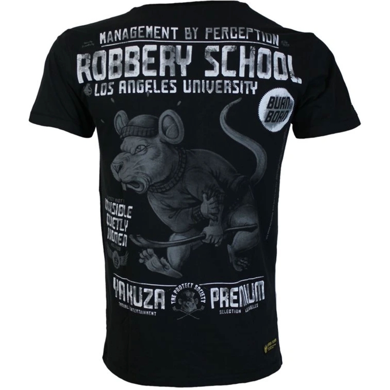 Tricou Yakuza Premium Robbery School - Los Angeles negru