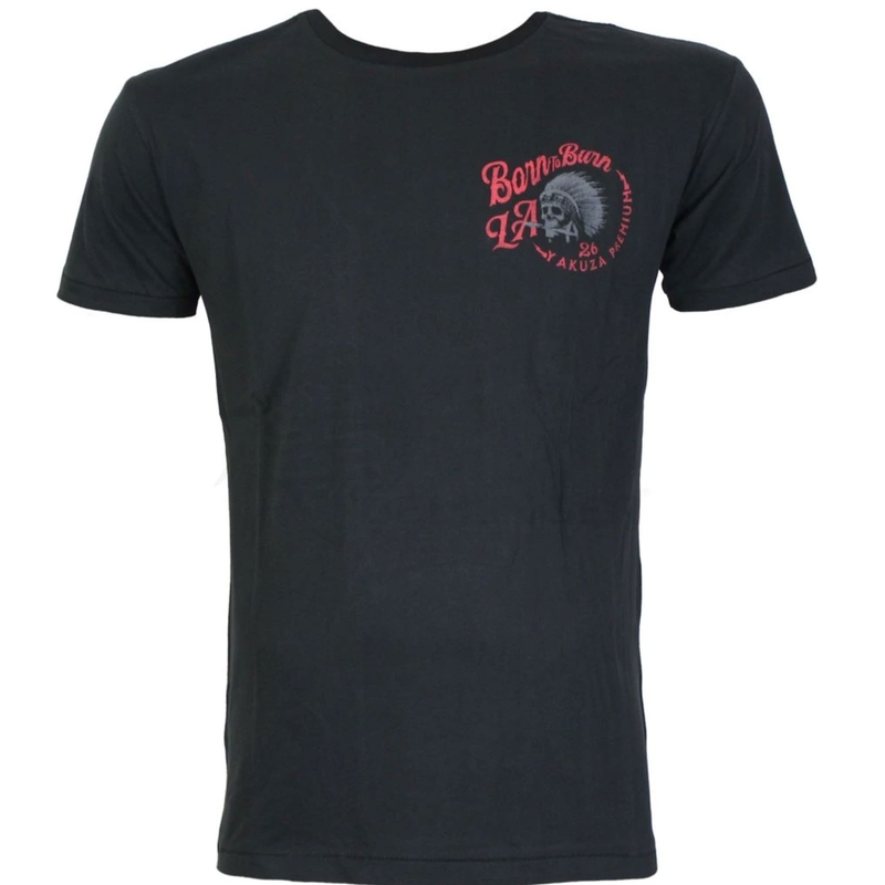 Tricou Yakuza Premium Rude and Rough - Los Angeles negru