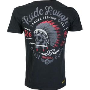 Tricou Yakuza Premium Rude and Rough - Los Angeles negru